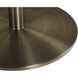 Enco White / Antique Gold Bar Table